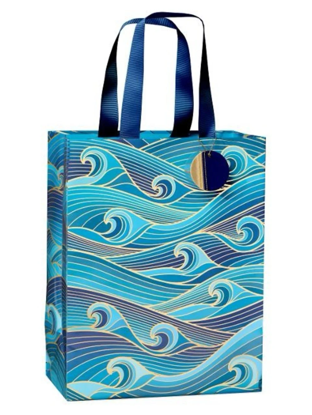 🆕Papyrus “Modern Waves” Gift Bag Set And Card Bundle